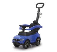 Voiture Pousse-Pousse VW T-Roc 3-en-1 Bleu - Idéale pour les Petits Explorateurs