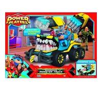 POWER PLAYERS , Véhicule T-Force à fonctions, Monster Truck avec Mâchoires, Attaque Coup de Poing, Jouet pour enfants dès 4 ans, PWW03