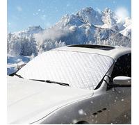 Voiture Protege Pare Brise Givre, 4 Couches de Protection Pare Brise Hiver de Voiture, Couverture Pare Brise Voiture