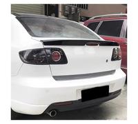 Voiture Queu Aile pour Mazda 3 2006 2007 2008 2009 2010 2011 2012 2013 Matériau ABS Couverture De Coffre Arrière De Voiture Ailes Spoiler Aérographe Spoilers(Black Topcoat)