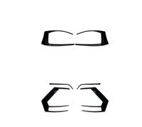 Voiture Queue Aile Bande Couverture Phare Antibrouillard Cadre Feu Arrière Becquet Pare-Choc pour VW pour Golf 7 pour GTI R pour GTD MK7 R400 2013-2016 Voiture Aileron ArrièRe(1 Jeu)