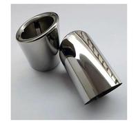 Voiture Queue Gorge 2 Embouts D'échappement Silencieux Pour Mazda 3 Pour Axela 2019-2020 Accessoires Auto Décoratifs En Métal(Argent)