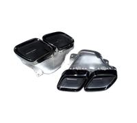 Voiture Queue Gorge Embout De Silencieux D'échappement Noir À Bouche Carrée pour Benz GT63 pour AMG Tête D'échappement en Acier Inoxydable Embout Echappement