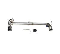 Voiture Queue Gorge Embout De Silencieux Sport En Acier Inoxydable Pour BMW Série 1 F20 118i 2013-2016 1 Jeu embouts échappement À Double Sortie(116i M Sport Silver)
