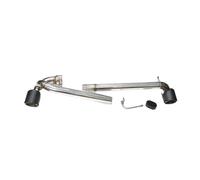 Voiture Queue Gorge Embout De Silencieux Sport En Acier Inoxydable Pour BMW Série 1 F20 118i 2013-2016 1 Jeu embouts échappement À Double Sortie(116i Original C F)