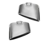 Voiture Queue Gorge Embout Silencieux D'échappement Double en Acier Inoxydable Chromé pour BMW X5 E70 2000-2006 2007 2008 2009 2010 2011 2012 2013 2014 2015 2016 Embout Echappement