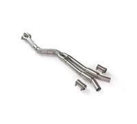 Voiture Queue Gorge pour BMW M3 M4 G82 G80 3.0T 2021 2022 2023 Tuyau D'échappement Sport Performance, Tuyau Central D'échappement Sport en Acier Inoxydable 304 Embout Echappement