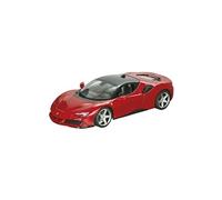 MONDO Motors - Ferrari SF90 STRADALE, modèle à échelle 1 : 14 - Vitess jusqu'à 10 km/h - Voiture Jouet pour Enfants - Couleur Noire - 63659, Noir