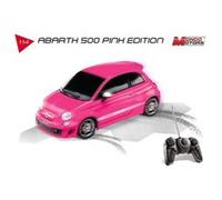 Mondo – Voiture radio commandée Abarth 500 – Échelle 1/14 – Rose