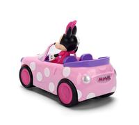 Jada Voiture radiocommandée Minnie Roadster 1:32 Télécommande Design officiel Disney +3 ans