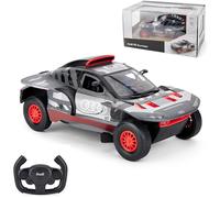 Voiture radiocommandée Audi RS Q e-tron E2 RC à échelle 1:14 - Grise - Jouet de course à grande vitesse - Parfait pour s'amuser en intérieur et en extérieur
