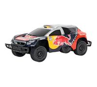Voiture radiocommandée CARRERA RC Peugeot 08 DKR 16 Red Bull pour enfant de 6 ans et plus