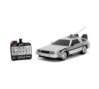 Voiture radiocommandée Jada DeLorean Time Machine 1:16 argent USB