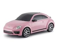 Voiture radiocommandée - RASTAR - VW Beetle - Rose - Phares avant et arrière - Utilisation extérieure