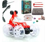 Voiture RC dansante "Speed and Red" + kit enfant pour l'extraction de diamants et de cristaux