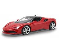 Jamara Voiture RC Ferrari SF90 Stradale 33,4 cm 1:14 rouge 2 parties Rouge G