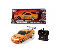 Jada Toys Fast & Furious Voiture RC 1995 Toyota Supra-Orange 1:16 radiocommandé (253206006)