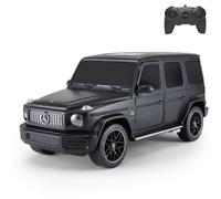 Voiture RC Mercedes-Benz G63 AMG sous Licence Officielle, échelle 1:24, Noire - Voiture télécommandée avec amortisseurs sur Les Roues Avant, adaptée pour l'intérieur et l'extérieur