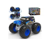 Voiture RC, monstre truck télécommandé avec lumière, rotation 360°, voiture télécommandée échelle 1:16, véhicule amphibie, monstre truck