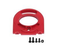 Voiture rc Pieces Compatible avec Tamiya pour TT02 pour TT-02 1/10 RC Voiture Pièces Upgrade Support Moteur Métal(Red)