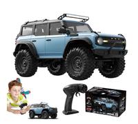 Voiture RC pour Garçons - Voiture Télécommandée Cascade 1 16 Modèle Crawler avec Camion LED 2.4 GHz,Véhicule 2,4 GHz à Vitesse Lente avec LED Jouet Tout Terrain pour Garçons Filles Adultes Parc Maison