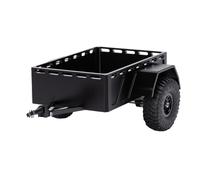 Voiture RC Remorque Utilitaire, Aluminium Robuste, Compatibilité Tout | Système d\'attelage pour chenilles 1/30, système de suspension indépendant, pneus résistants à l\'usure