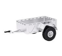 Voiture RC Remorque Utilitaire, Aluminium Robuste, Compatibilité Tout | Système d\'attelage pour chenilles 1/30, système de suspension indépendant, pneus résistants à l\'usure