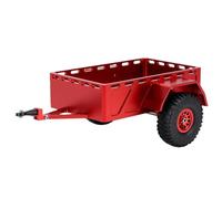 Voiture RC Remorque Utilitaire, Aluminium Robuste, Compatibilité Tout | Système d\'attelage pour chenilles 1/30, système de suspension indépendant, pneus résistants à l\'usure