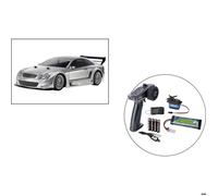 Tamiya TT-02 Tamiya 1:10 RC M-B CLK AMG Silber Start RTR SET argent (mat) 1:10 Auto RC électrique Voiture de tourisme 4 roues