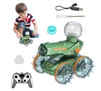 Voiture RC, Véhicule RC Tout Terrain et Aquatique pour Courses, Voiture Radio Commande avec Lanceur d'Eau pour Courses, Escalade, Plage, Jardin et Concours Sportifs