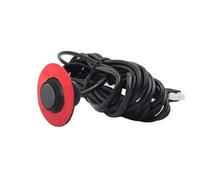 Voiture Recul Radar Capteur Stationnement Voiture Plat Intégré 16.5 Mm Sonde Recul À Ultrasons Rada Capteurs Stationnement Au Sol Voiture Capteurs Stationnement Arrière Pour Voiture(Matte Black)