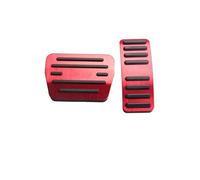 Voiture Repose Pied Pour Chery Pour Tiggo 7 8 2 3X 4 Pour Pro Pour Max Pour Plus Pédale Voiture Accélérateur Frein Couverture Antidérapant Pad Accessoires(AT Red)
