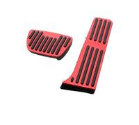 Voiture Repose-Pieds Pédale pour RAV4 pour XA50 2019-2024 pour Hybrides Véhicules Couvre-pédales D'accélérateur Frein Repose-Pieds Coussinets Pédale(at 2pcs Red)