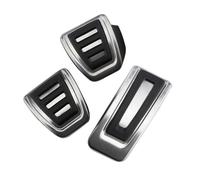 Voiture Repose-Pieds Pédale pour VW pour T-Cross pour Tcross 2019-2022 Tampons Protection Pédale Frein À Gaz Automatique en Acier Inoxydable Couvrent Les Pédales == Voiture LHD Repos Pédales(MT with