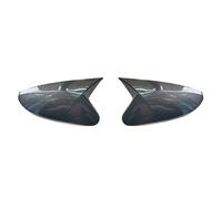 Voiture Rétroviseur Capuchon Coque De Rétroviseur En Fibre De Carbone Pour Hyundai Per Elantra 2012-2018 Garniture Décorative Pour Rétroviseur Latéral Couverture Miroir(Carbon fiber pattern)