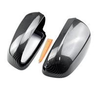 Voiture Rétroviseur Capuchon Pour A4 B6 B7 A6 C6 S4 2003 2004 2005 2006 2007 Couvercles De Rétroviseurs Latéraux Sportback Noir Brillant(Carbon black)