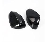 Voiture Rétroviseur Capuchon Pour Mitsubishi Pour Eclipse Pour Cross Style Fibre Carbone Voiture Rétroviseur Latéral Couverture Capuchon Autocollants 2017 2018 2019 (Color : Noir)