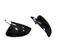 Voiture Rétroviseur Capuchon Pour Peugeot 208 2020-2023 Couvercle Rétroviseur Latéral Capuchon D'aile Boîtier Porte Garniture Autocollante Fibre Carbone ABS Coques Rétroviseurs Voiture(Fibre de carbon