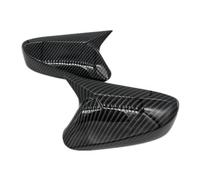 Voiture Rétroviseur Capuchon Pour Russian Pour Moderne Pour Solaris 1ère Pour Génération 2010 2011 2012 2013 2014 Coques De Rétroviseurs Latéraux Couvercle De Miroir(Carbon without light)