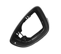 Voiture Rétroviseur Capuchon Pour VW Pour Jetta 6 MK6 Pour Passat B7 CC Cadre De Boîtier Rétroviseur Latéral Brillant Garniture Support(Left Driver Side)