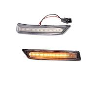 Voiture Rétroviseur Clignotant pour Chrysler Town & Country, pour Dodge pour Grand pour Caravan Canbus Ambre Dynamique Séquentiel LED Rétroviseur Avant Clignotant(Clear Lens)