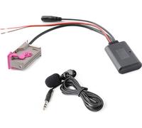 Voiture RNS-E 32PIN Bluetooth musique + MIC appel AUX câble audio pour Audi A3 A4 A6 A8 TT R8