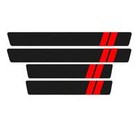 Voiture Seuils De Porte pour Lexus UX UX200 UX250H 2019-2020, Seuil Barres Portes Protection Anti-Frottement Anti-Salissures Accessoires DéCoratifs,G/Short Red Line