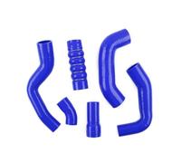 Voiture Silicone Intercooler Tuyau Ensemble Pour Ford Pour Mondeo MK3 ST TDCi 2.0 2.2 Turbo(Blue)