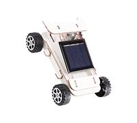 Voiture Solaire Jeu Éducatif pour Enfants Bricolage Enfants Jouets D'assemblage De Bricolage à Énergie Solaire De Bricolage pour Enfants Beige en Bois Générique