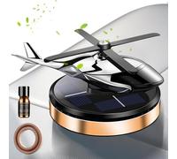 Voiture solaire rotative pour aromathérapie | Voiture d'hélicoptère Aromathérapie Parfum rotatif Huile solaire Diffuseur naturel Parfum de voiture pour hommes et femmes