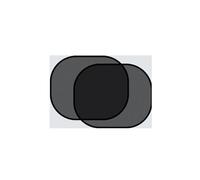 Voiture Soleil Fenêtre Voiture Lot De 2 Pare-soleils De Protection Pour Vitres De Voiture Accessoires D'été Noirs Pour Vitres Avant Et Arrière(B-2PCS)