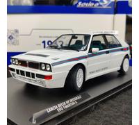 VOITURE SOLIDO LANCIA DELTA HF INTEGRALE EVO 1 MARTINI 6 WHITE 1992 1:18 NEUF.B