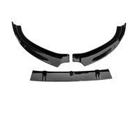 Voiture Spoiler 3 Pièces Chocs Avant Séparateur Lèvre Diffuseur Becquet Protecteur Couverture Garde Déflecteur pour A3 S3 8V pour S-Line Berline 2014-2016 Becquets Avant(Glossy Black)