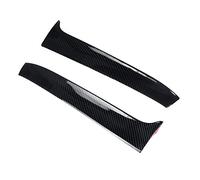 Voiture Spoiler Aileron Latéral De Lunette Arrière Canard Canards Séparateur pour VW pour Golf 7 R Variante Wagen 2014 2015 2016 2017(Look de Fibre de Carbone)